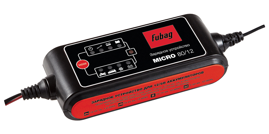 Fubag Зарядное устройство MICRO 80/12 (68825) Пуско-зарядные, зарядные устройства фото, изображение