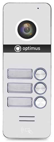 Optimus DSH-1080/3 белая Цветные вызывные панели многоабонентные фото, изображение