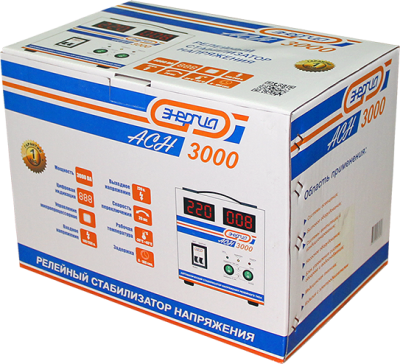 Энергия АСН-3000 с цифр. дисплеем Е0101-0126 Однофазные стабилизаторы фото, изображение